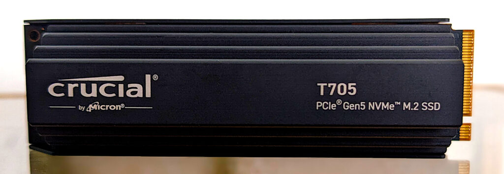 The Crucial T705 is one of the Phison E26 PCIe 5.0 SSDs that are problematic on a Mac at 80Gbps.
